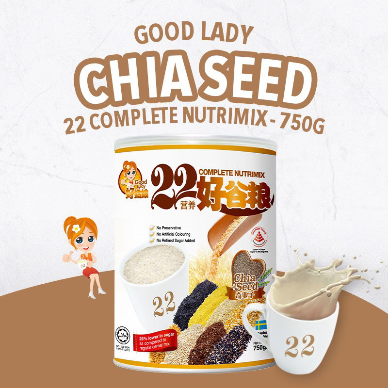 Good Lady 22 Complete Nutrimix (Chia Seed) - 750g_0