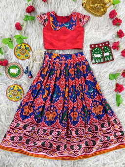 Patola Print Skirt & Top Set TC2