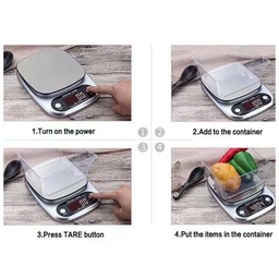 10KG DIGITAL SCALE STAINLESS STEEL DIGITAL 