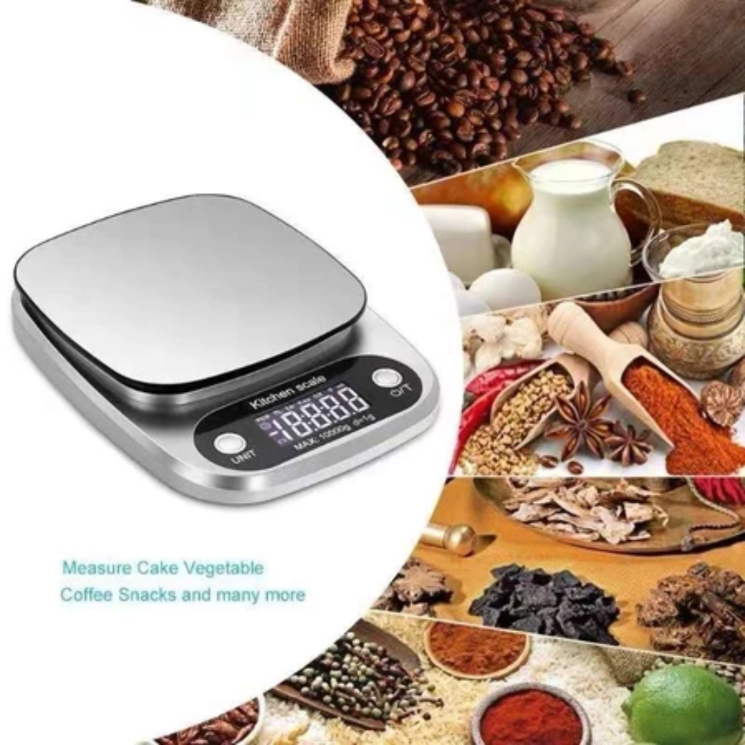 10KG DIGITAL SCALE STAINLESS STEEL DIGITAL _1