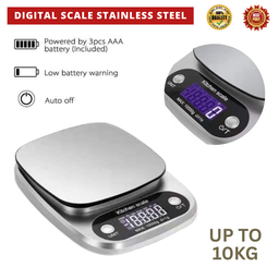 10KG DIGITAL SCALE STAINLESS STEEL DIGITAL 