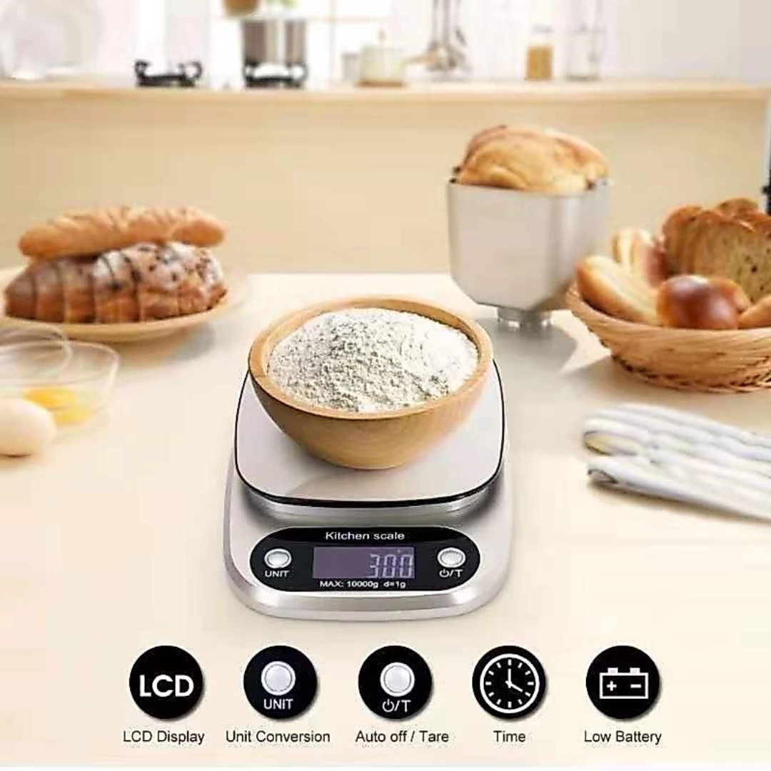 10KG DIGITAL SCALE STAINLESS STEEL DIGITAL _5