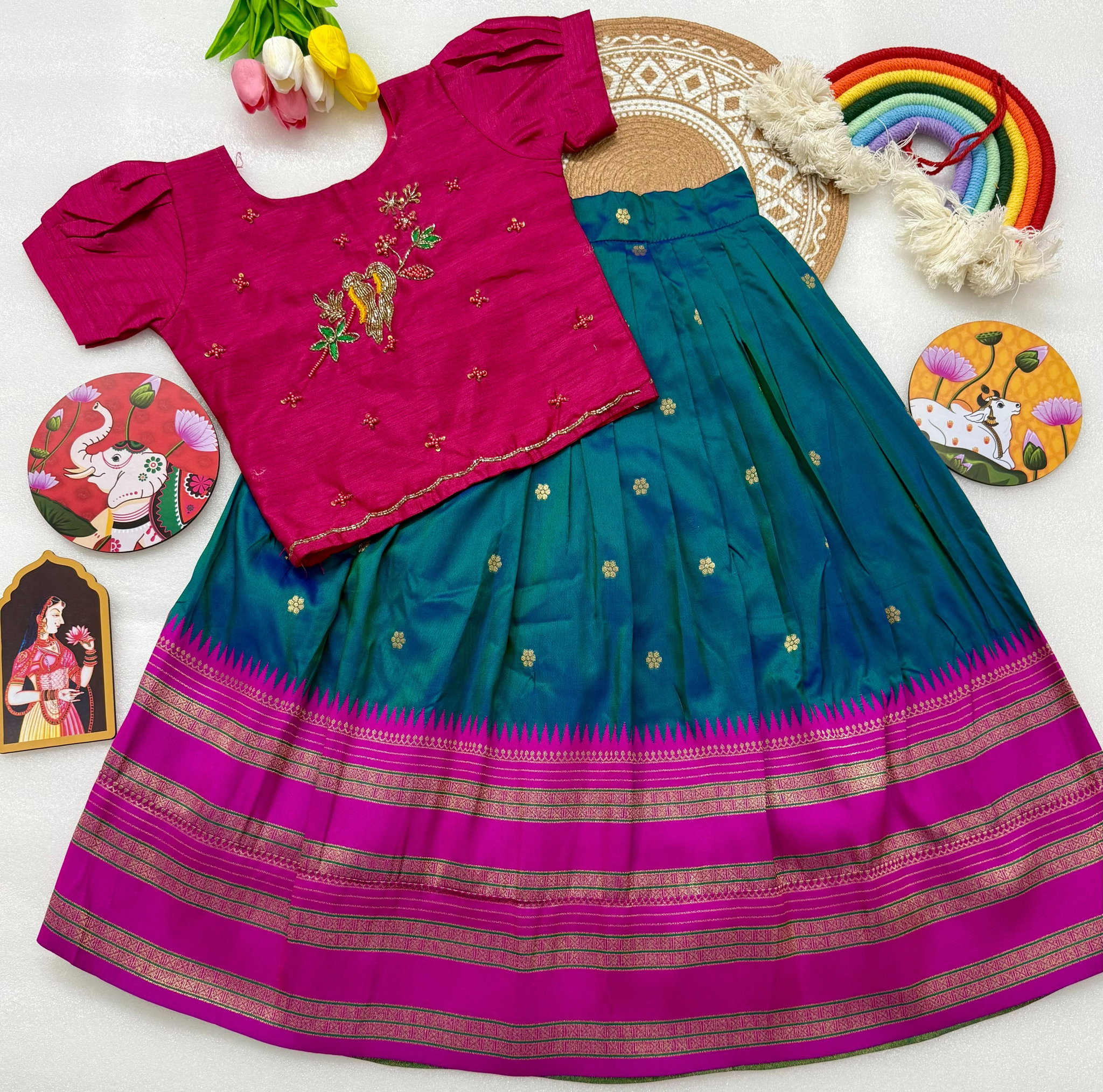 FULL FLAIR TOP & SKIRT SET TC2_3