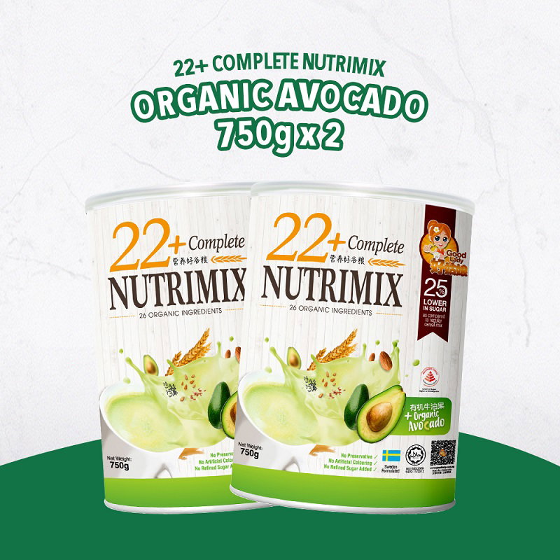 [Bundle Of 2] 22+ Complete Nutrimix (Organic Avocado) - 750g_0