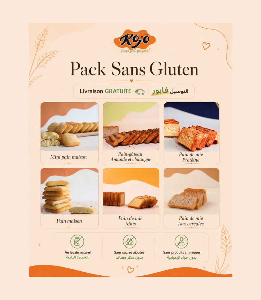 Pack sans gluten découverte! 💚 # livraison gratuite 