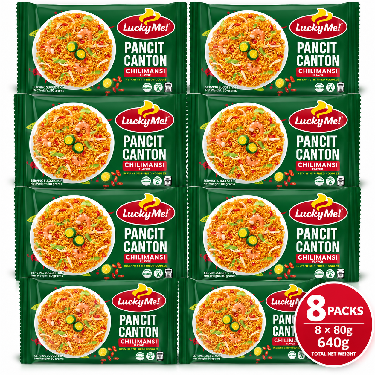 Lucky Me Pancit Canton 8 x 80grams - PROMO PACK _6