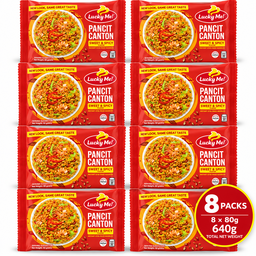 Lucky Me Pancit Canton 8 x 80grams - PROMO PACK 
