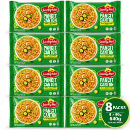 Lucky Me Pancit Canton 8 x 80grams - PROMO PACK 