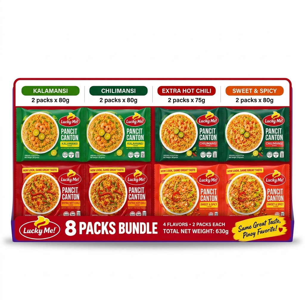 Lucky Me Pancit Canton 8 x 80grams - PROMO PACK _0