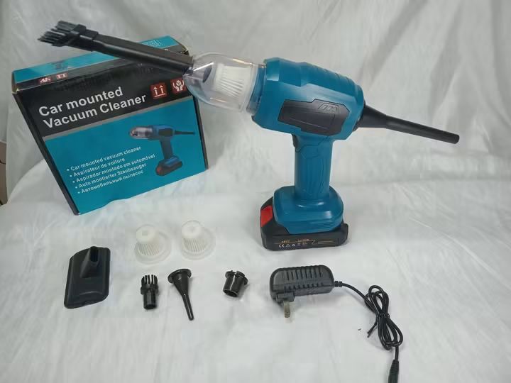 Cordless, handheld 2-in-1 portable vacuum cleaner and air blower