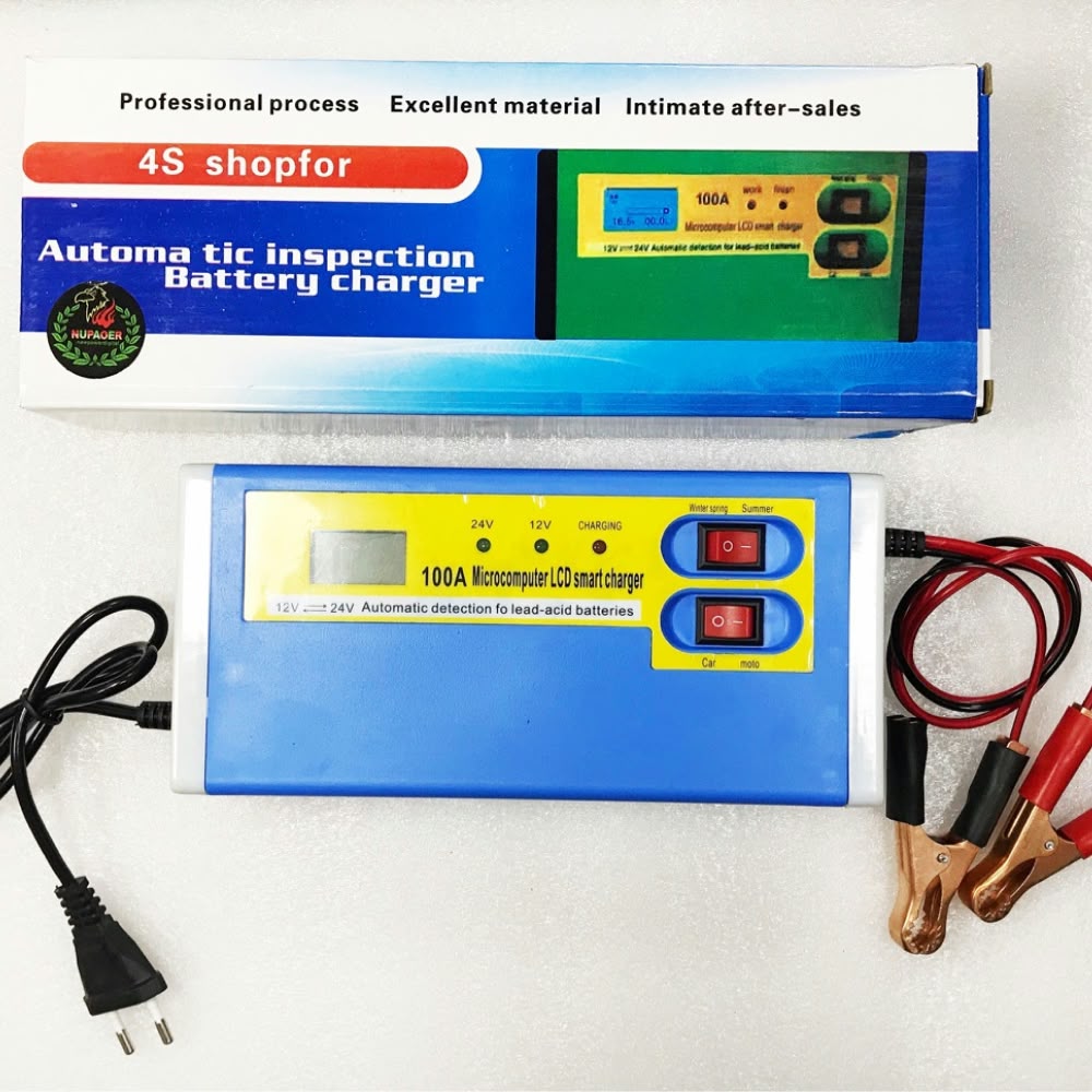 100A Microcomputer LCD Smart Charger