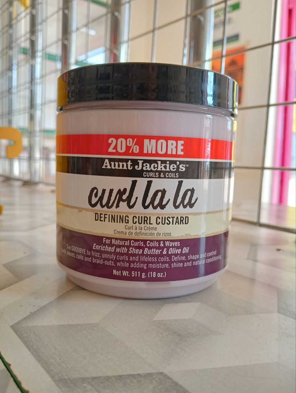 Aunt Jackie's Curl La La Defining Curl Custard 426g_0