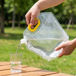 Foldable collapsible water container bag 2.5L