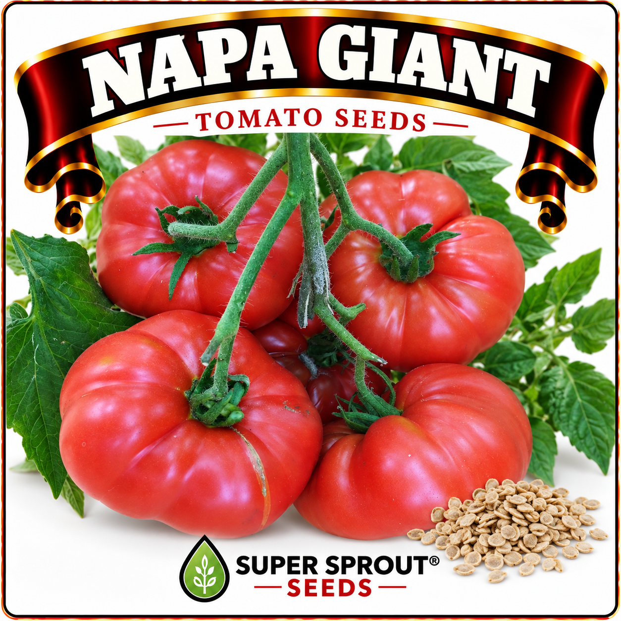 Giant tomato combo x 6 packs with 10 seeds each_7