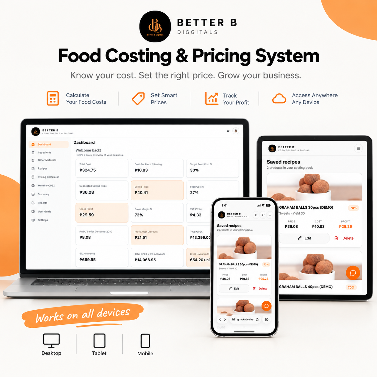 Food Costing & Pricing System Web App_0
