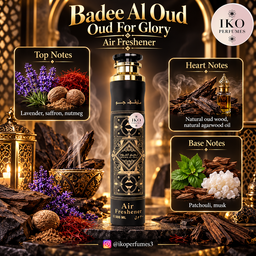 Badee Al Oud Oud For Glory Air Freshner 300ML