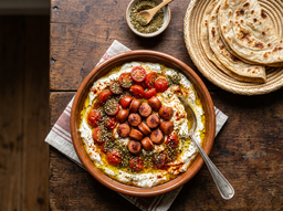 Labneh Hotdog with 3 Chappati | لبنة بالنقانق مع ٣ تشباتي