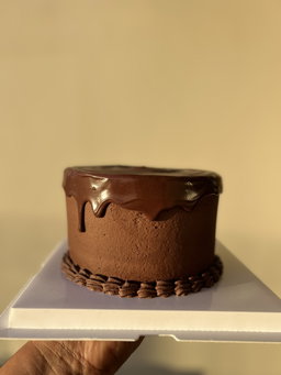 Chocolate 6 inch 2 layer Cake with Chocolate Buttercream and Ganache drip