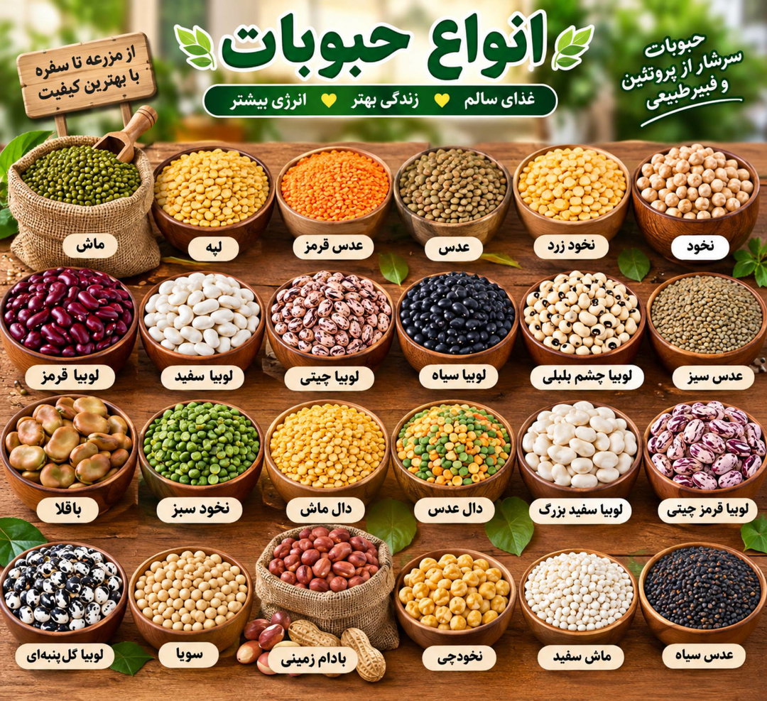 انواع حبوبات
