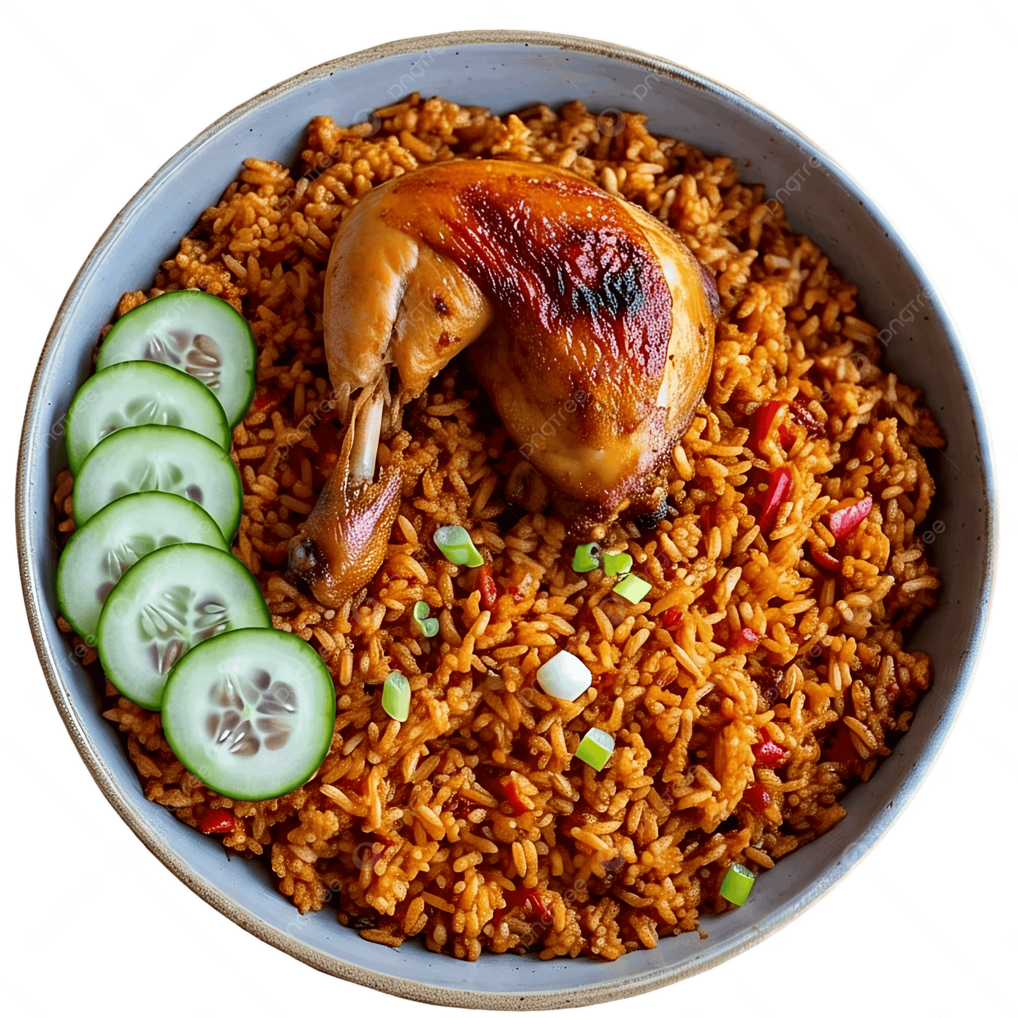 Jollof Rice with Grilled Chicken _0