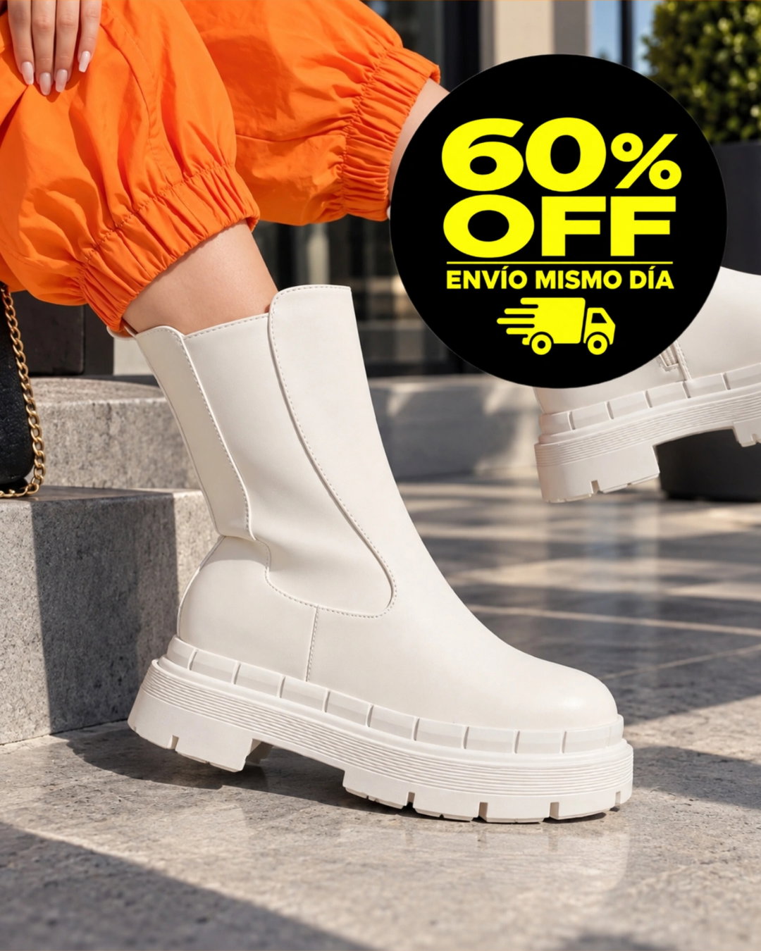 TRENDY LUG SOLE BOOTIES