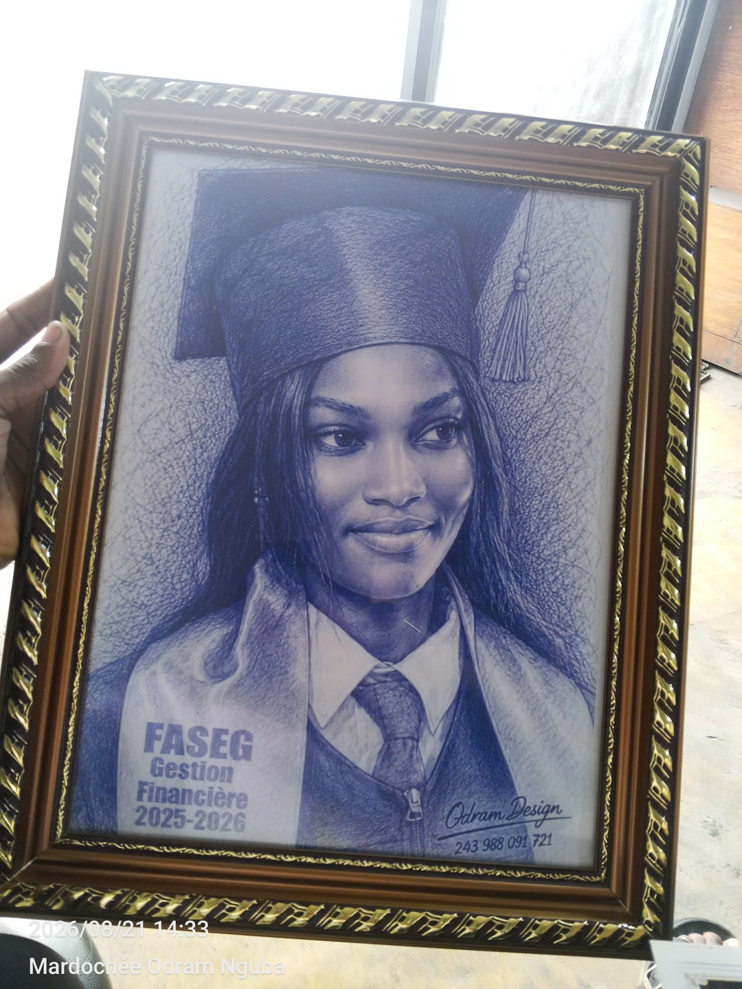 Portrait dessin A3