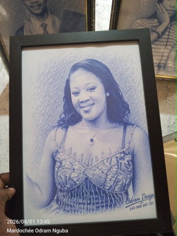 Portrait dessin A4