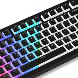 Keycaps: 97 Teclas Para Teclado Mecánico Cherry Profile Modelo Pudding en Negro