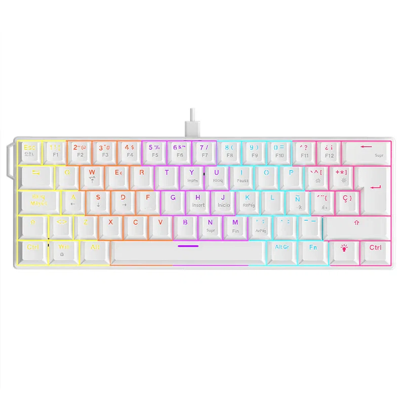 Teclado Mecanico Gamer Ajazz NK61 60% Cableado_2