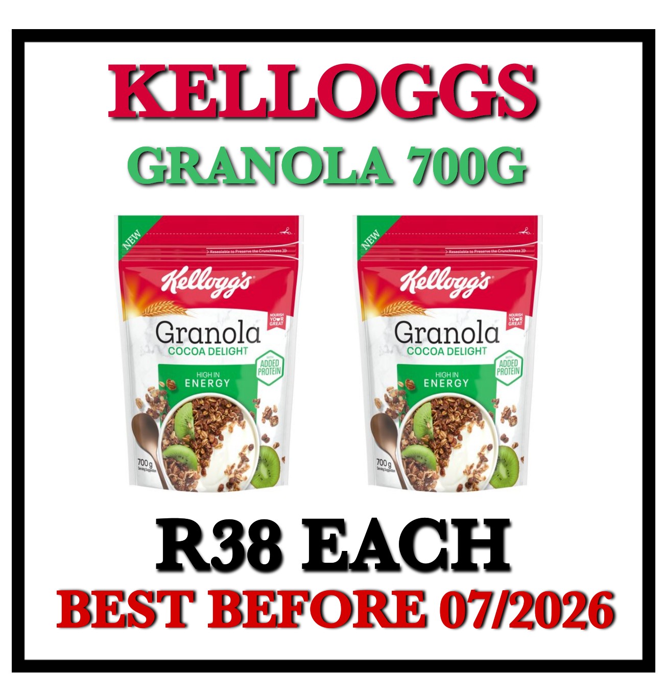Kelloggs  Granola (Cocoa) 700g_0