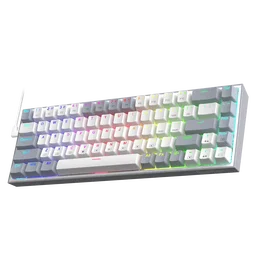 Teclado Mecanico Gamer Redragon Castor K631 Alambrico (Incluye un Set de Keycaps)