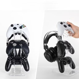 Base Soporte para Controles y Audifonos de 3 niveles para Xbox/Switch/PS5/PC
