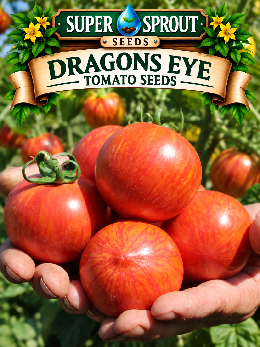 Dragons eye tomato x 15 seeds