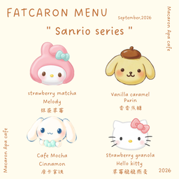 Sanrio series macaron (set of 4)