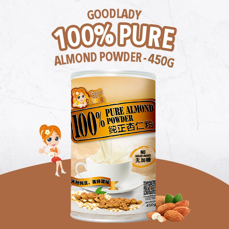 Good Lady 100% Pure Almond Powder - 450g_0