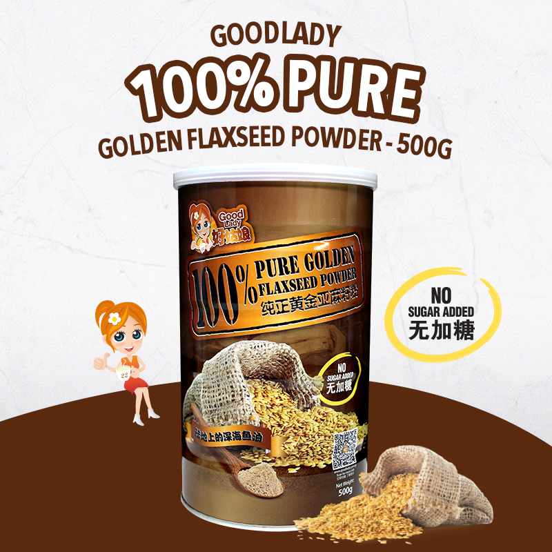 Good Lady 100% Pure Golden Flaxseed Powder - 500g_0