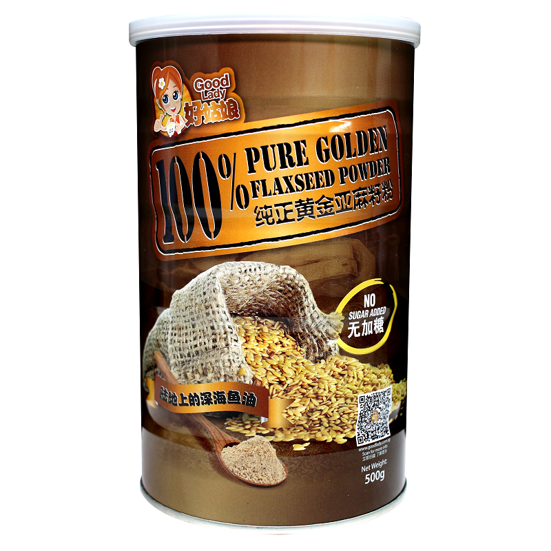 Good Lady 100% Pure Golden Flaxseed Powder - 500g_1