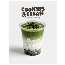 Cookies & Cream Matcha Latte