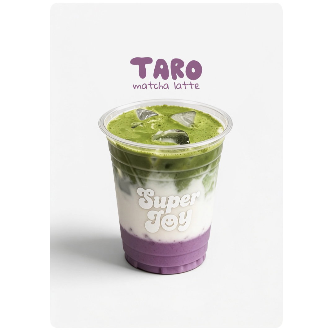 Taro Matcha Latte