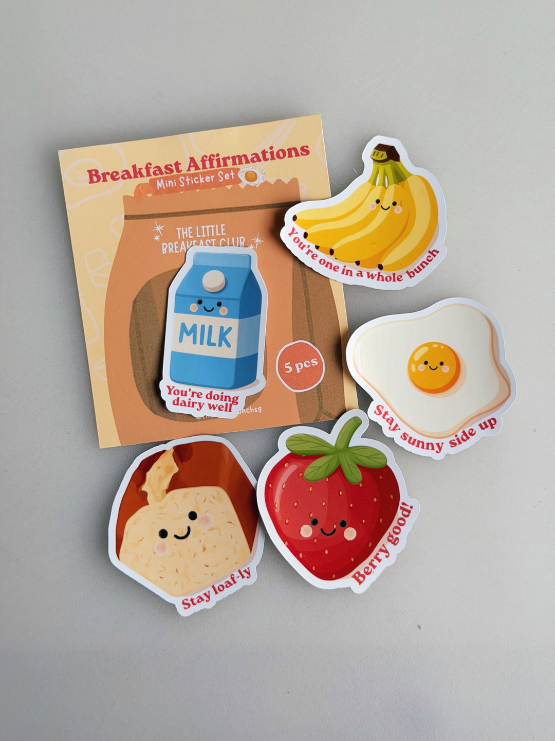 🎉 Children’s Day — Breakfast Affirmations Mini Sticker Set