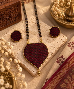 Sindoor Weave Necklace mangalsutra