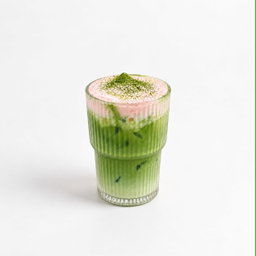 Matcha Latte with Strawberry Cold Foam