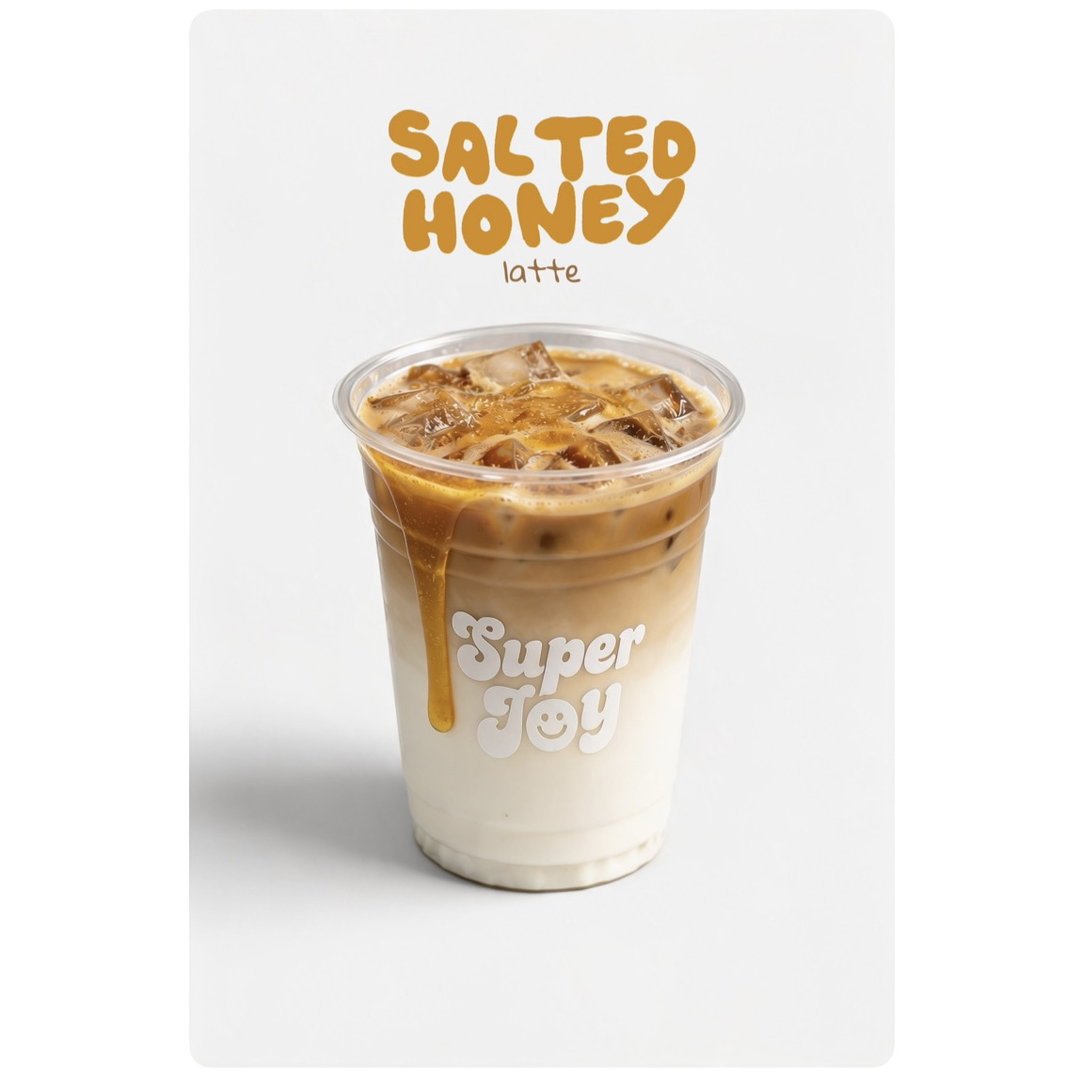 Iced Salted Honey Latte