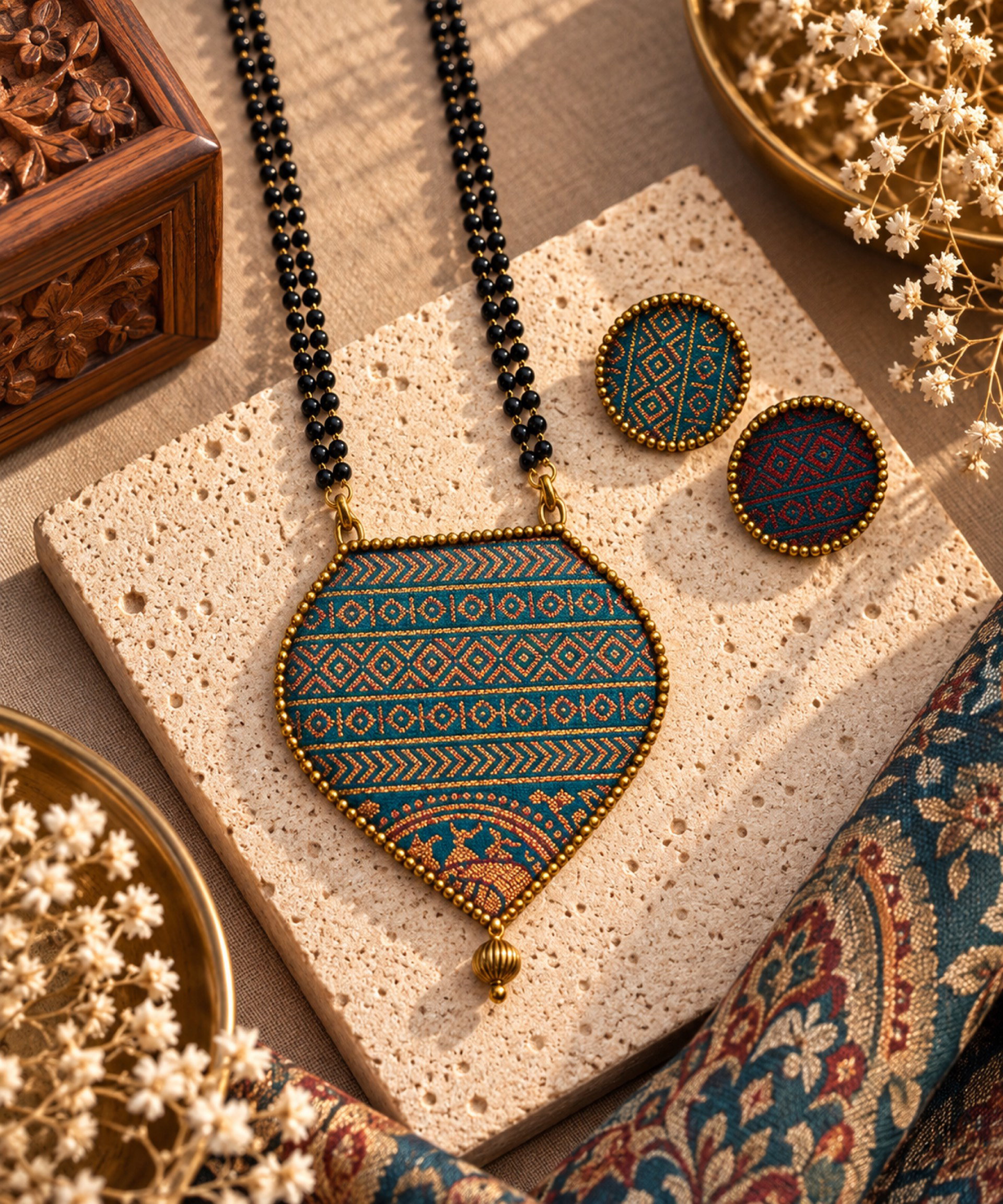 Morni Weave Mangalsutra 🦚_0