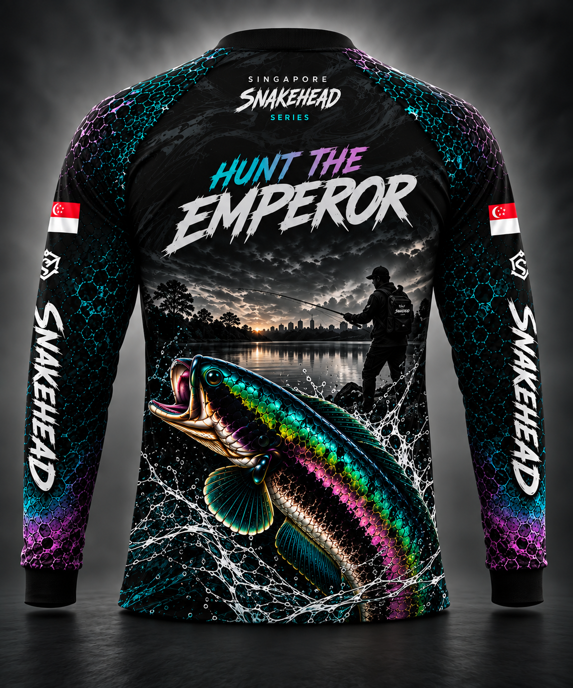PRE-ORDER | Emperor Hunter – Snakehead Long Sleeve Fishing Jersey_1