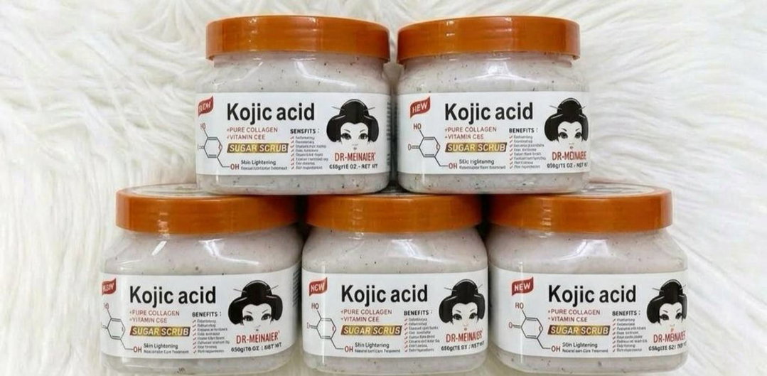 Kojik acid sugar scrub