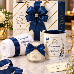 Scented Candle + Face Towel + Mug Combo