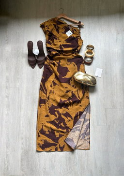 Vestido marrón