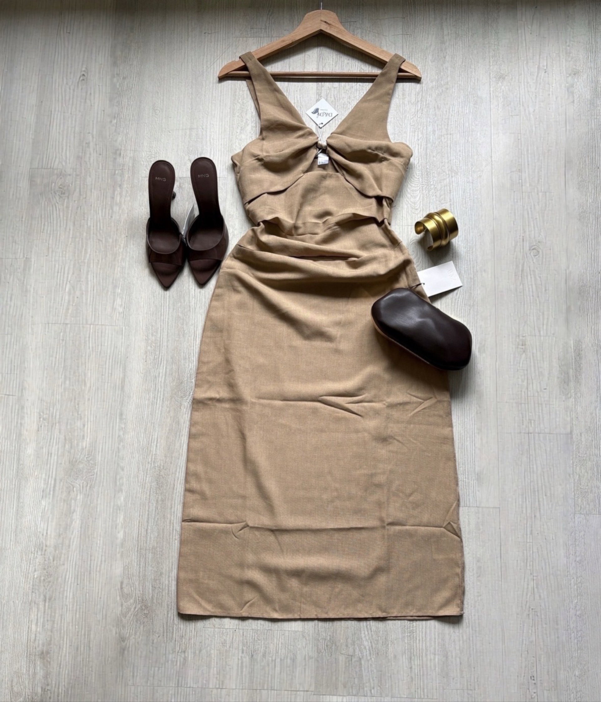 Vestido crema
