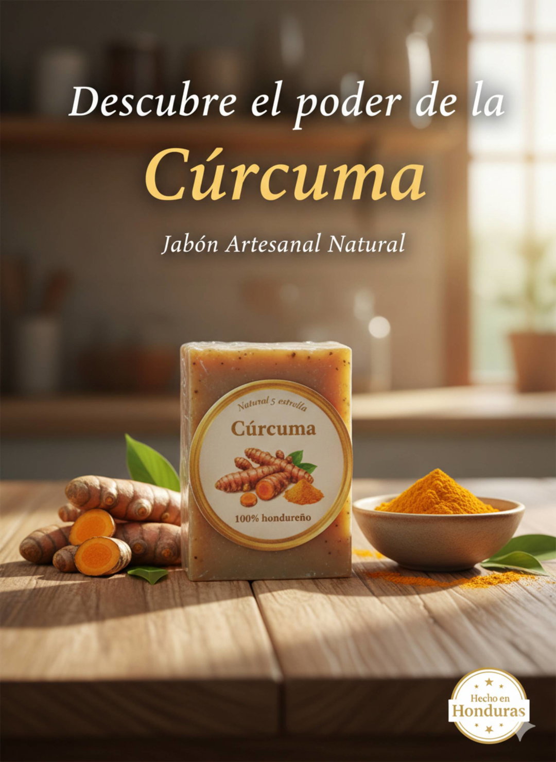 Jabón de cúrcuma